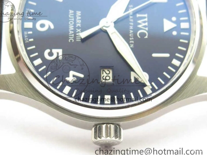 MIROTIME 0513 MARK XVIII Le Petit Prince IW327004 SS FKF 1:1 Best Edition Blue Dial On Brown Leather Strap Trendsetting 7117